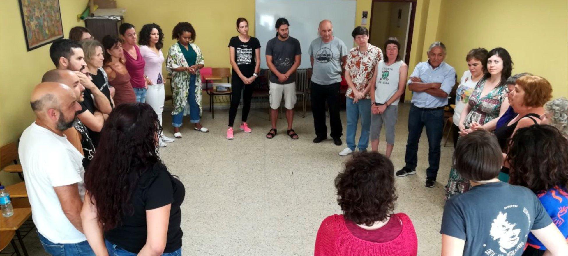 Momento en la Primera Escuelita en el CS Luis Buñuel, Zaragoza